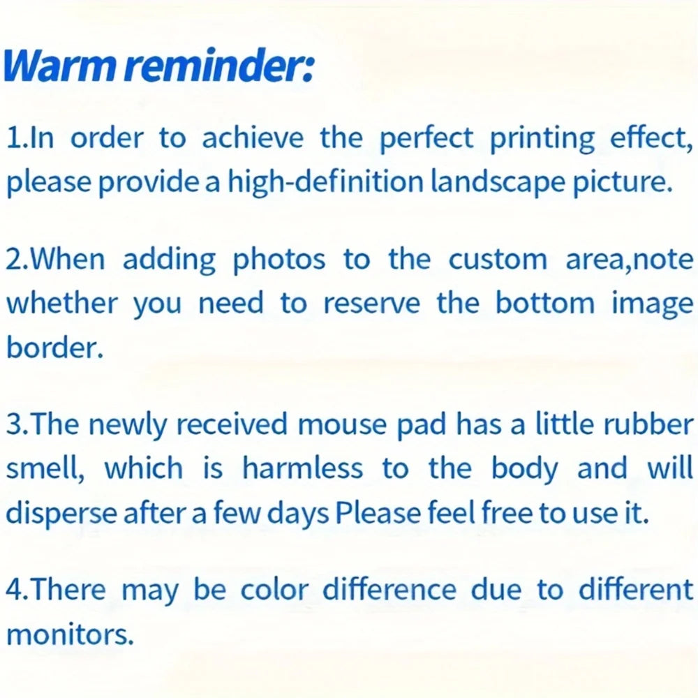 Personalized Gaming & Office Mouse Pad