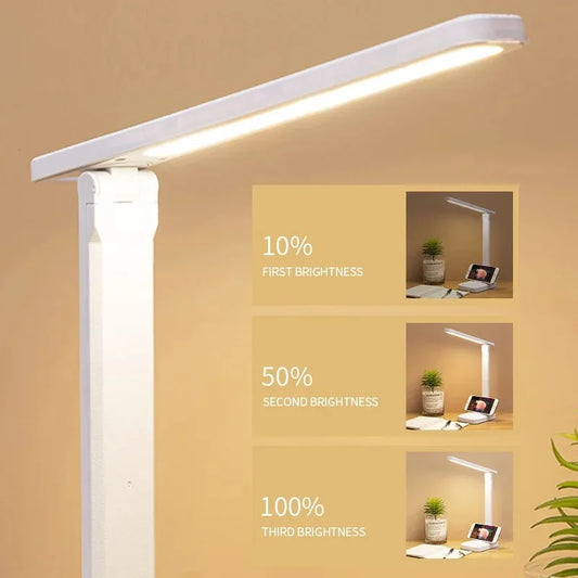 USB LED Folding Desk Lamp with Touch Control