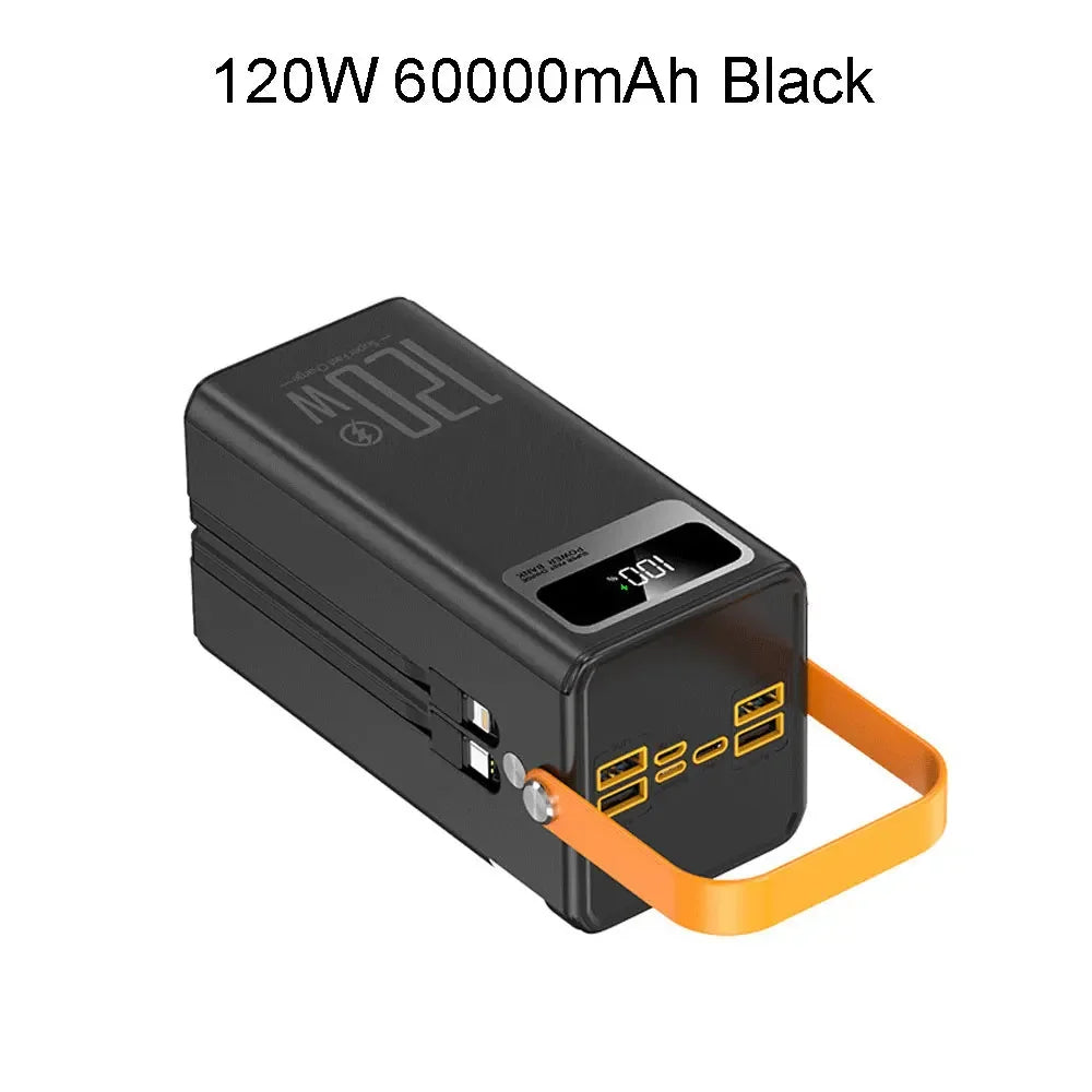 120W Portable Power Bank with LED Light