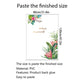 Decorative Flower Wall Sticker for Living Spaces