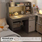Desk, Bookshelf, Integrated Computer Desk, Home Bedroom, Small Table for Students to Learn to Write
