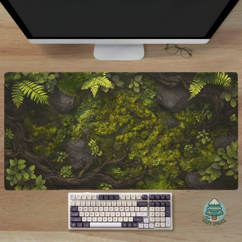 Moss Forest Gaming & Office Desk Mat