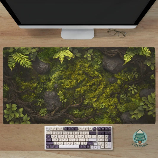 Moss Forest Gaming & Office Desk Mat