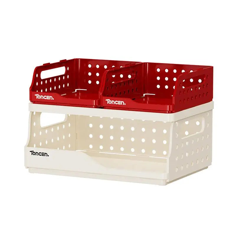 Desktop Organizer Rack Office Desk File Storage Basket Miscellaneous Snacks Storage Box Stationery Arrangement Plastic Material
