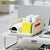 Desktop Organizer Rack Office Desk File Storage Basket Miscellaneous Snacks Storage Box Stationery Arrangement Plastic Material