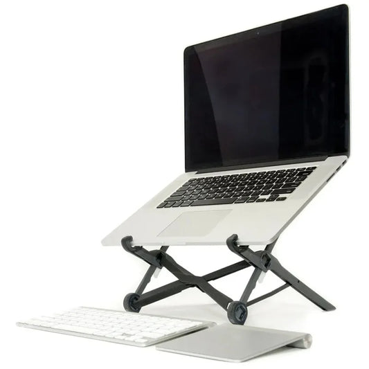 Adjustable Foldable Laptop Stand Anti-Slip Lightweight Ergonomic Notebook Riser Cooling Support Fits 11-15.6 Inch Laptops