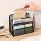 Desk Mail Organizer Small File Holders Letter Organizer Metal Mesh Document/Filing/Folders/Paper Organizer for Desktop