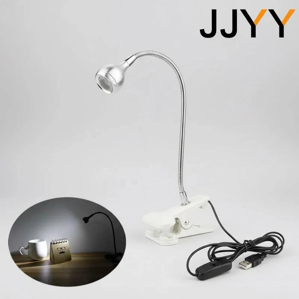 Flexible LED Clip Desk Lamp for Reading & Study