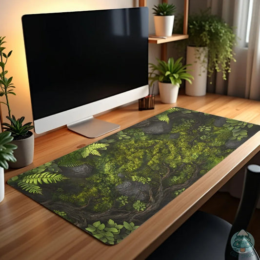 Moss Forest Gaming & Office Desk Mat