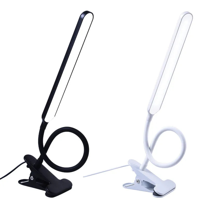Adjustable LED Clip-On Lamp for Home & Office