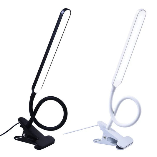 Adjustable LED Clip-On Lamp for Home & Office