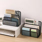 Desk Mail Organizer Small File Holders Letter Organizer Metal Mesh Document/Filing/Folders/Paper Organizer for Desktop