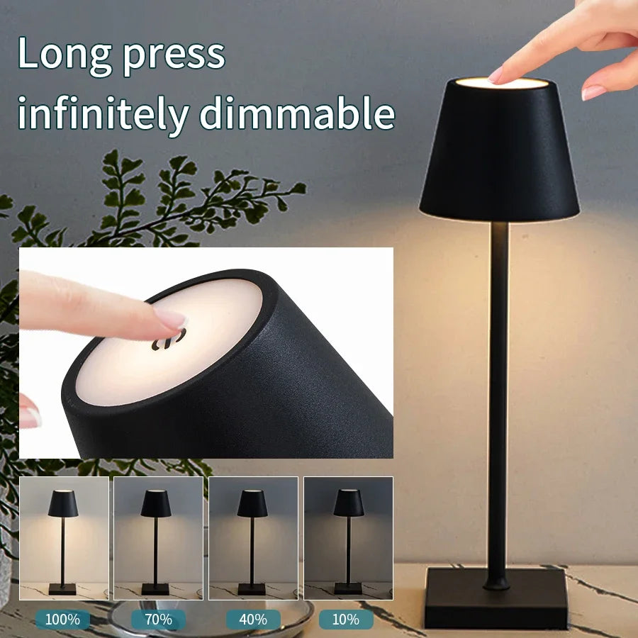 Portable Touch LED Lamp for Bedroom & Dining