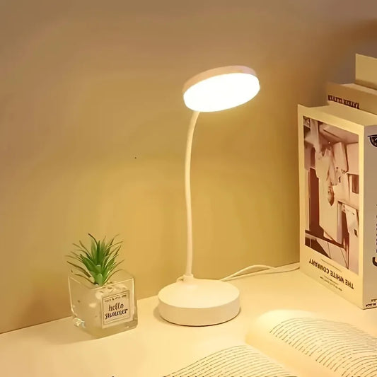 Adjustable LED Desk Lamp with Warm & White Light