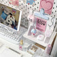 Ins Style Desk Organizer Desktop Shelf Hole Board Daily Sundries Organizer Student Dormitory Desk Doll Display Stand Home Decors