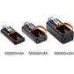 120W Fast Charging Power Bank with Built In Cables
