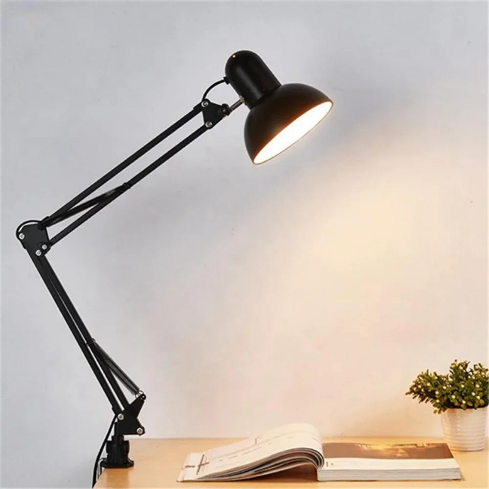 Folding LED Desk Lamp with Adjustable Arm