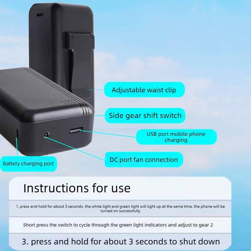Power Bank for Air Conditioned Workwear & Fan Clothes