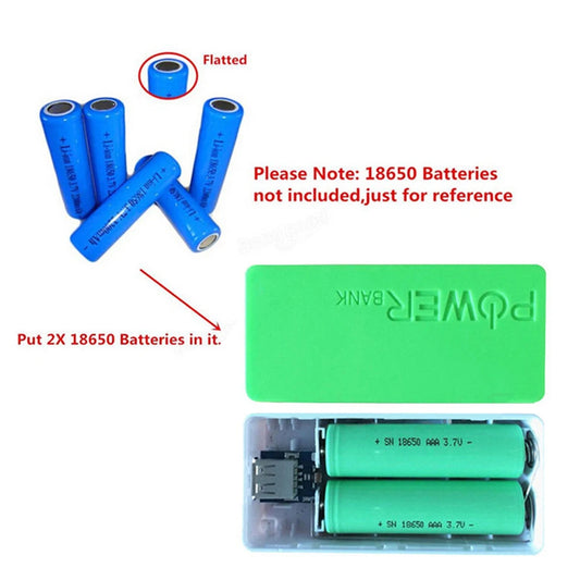 DIY 18650 Battery Charger & Power Bank Case