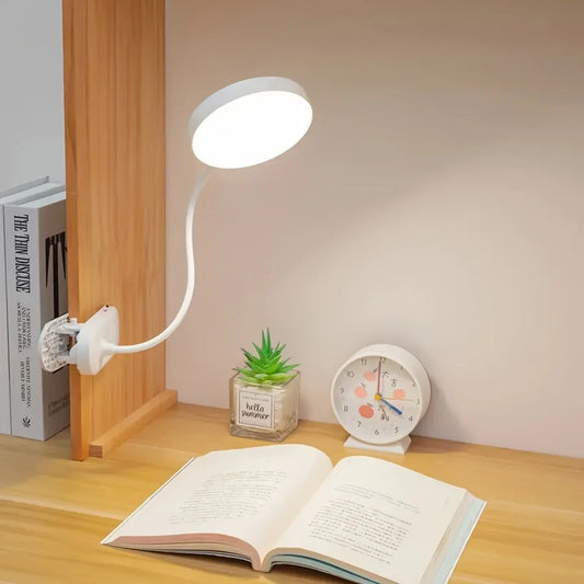 USB Rechargeable Clip-On Book & Bedside Light