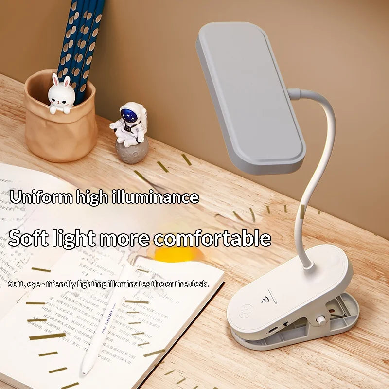 Portable Rechargeable LED Clip-On Study Lamp