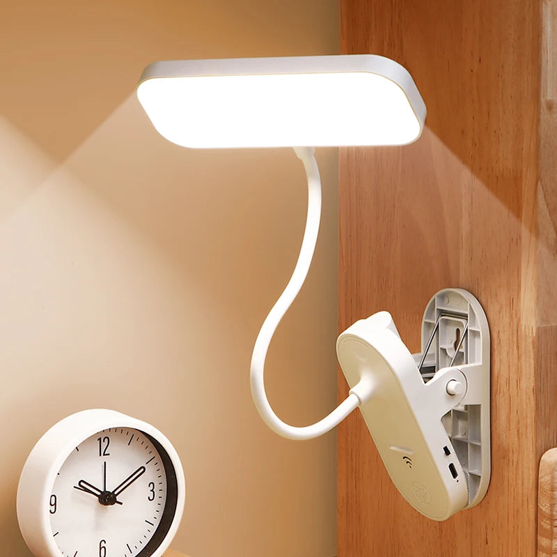 Portable Rechargeable LED Clip-On Study Lamp