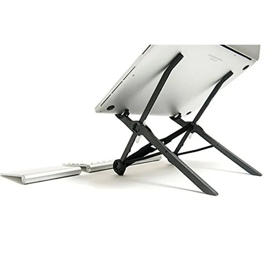 Adjustable Foldable Laptop Stand Anti-Slip Lightweight Ergonomic Notebook Riser Cooling Support Fits 11-15.6 Inch Laptops