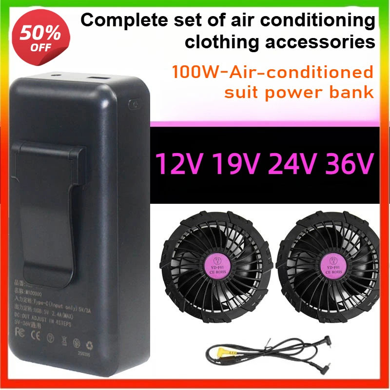 Power Bank for Air Conditioned Workwear & Fan Clothes
