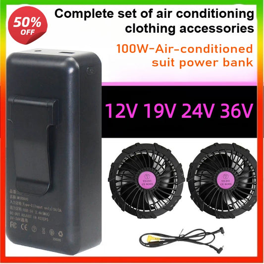 Power Bank for Air Conditioned Workwear & Fan Clothes