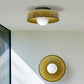 Modern Round Glass Light for Bedroom & Living Room