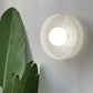 Modern Round Glass Light for Bedroom & Living Room
