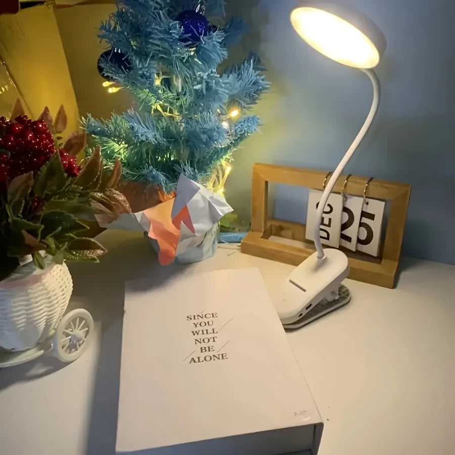 USB Rechargeable Clip-On Book & Bedside Light