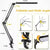 Rocker Arm LED Desk Lamp with 3 Lighting Modes