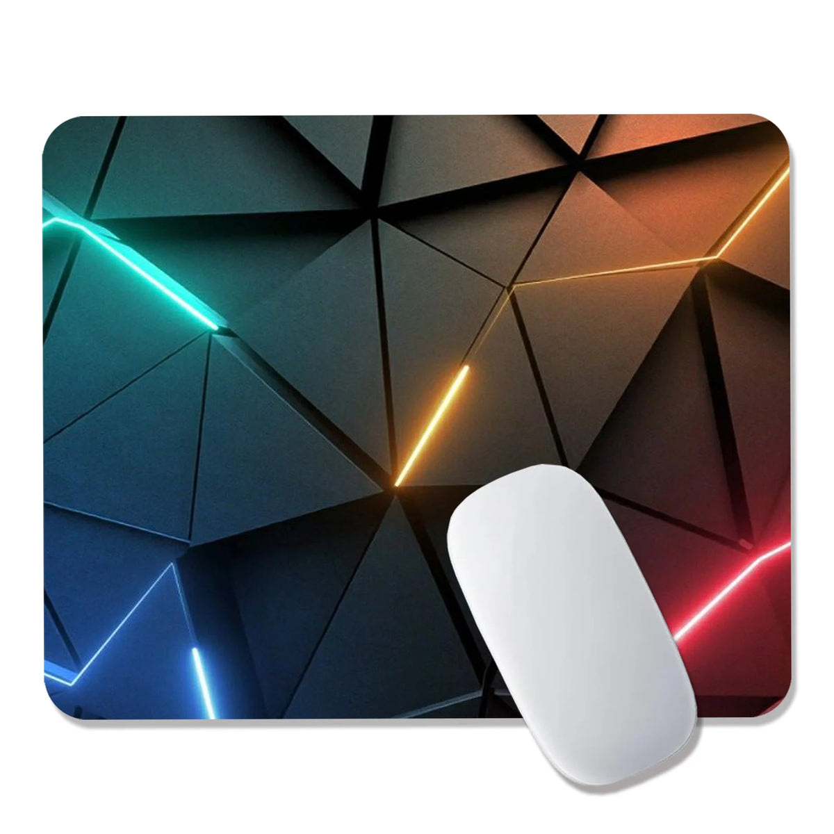 Large Keyboard & Mouse Desk Mat with Stitched Edges