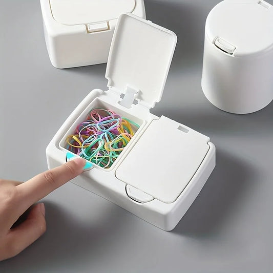 Desktop Storage Box, Mini Pop-up Window with Lid - Organize Your Office Desk with This Plastic Desk Organizer!