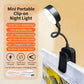 USB Rechargeable Mini LED Clip On Book Light for Reading, Study & Work.