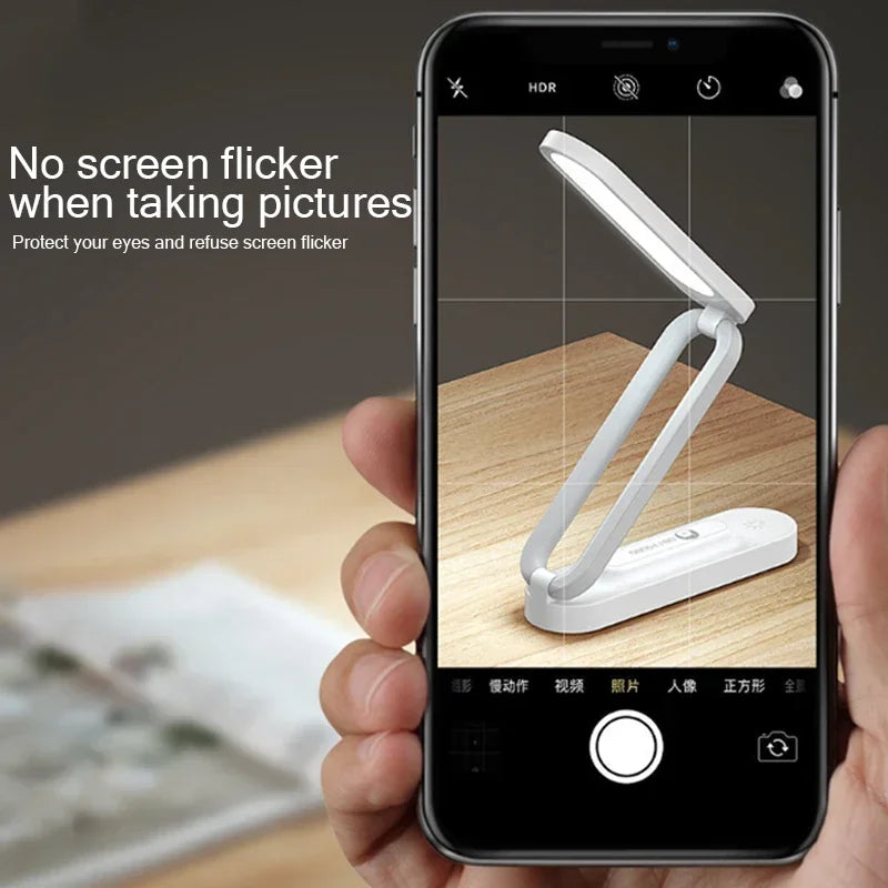 Eye-Care Folding LED Reading & Bedside Lamp