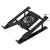 Foldable Laptop Cooling Stand Base Portable Notebook Cooler with 1 Cooling Fan Height Adjustable Radiator Bracket for Laptops
