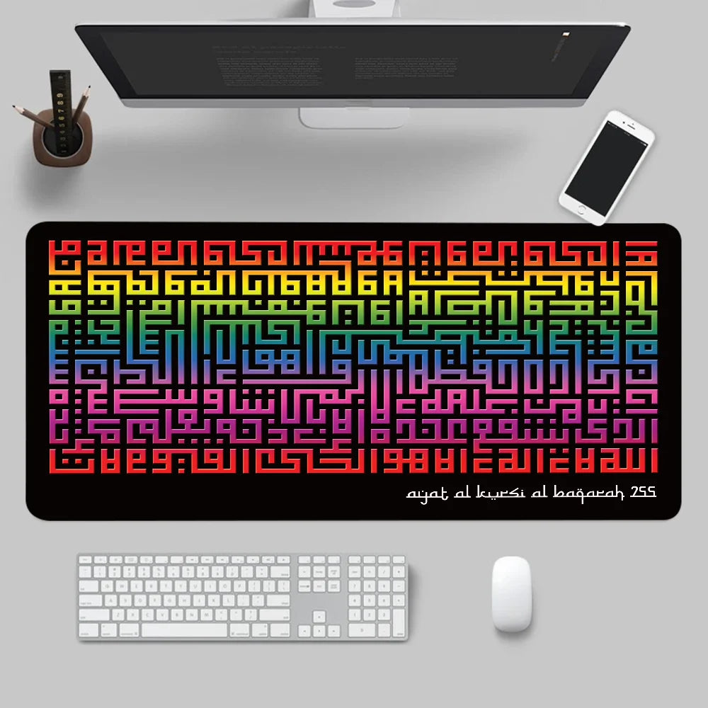 Large Rubber Mouse Pad with Non Slip Base