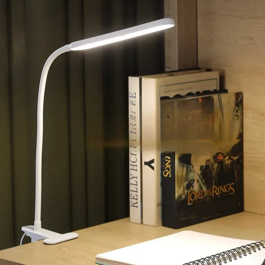 Adjustable LED Clip-On Lamp for Home & Office
