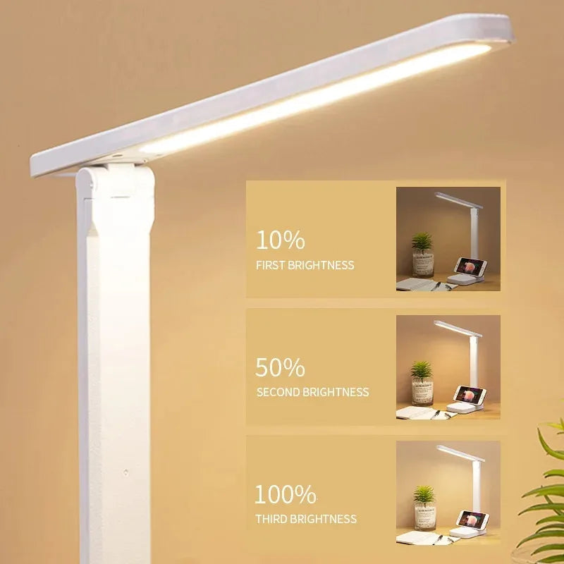 USB LED Folding Desk Lamp with Touch Control