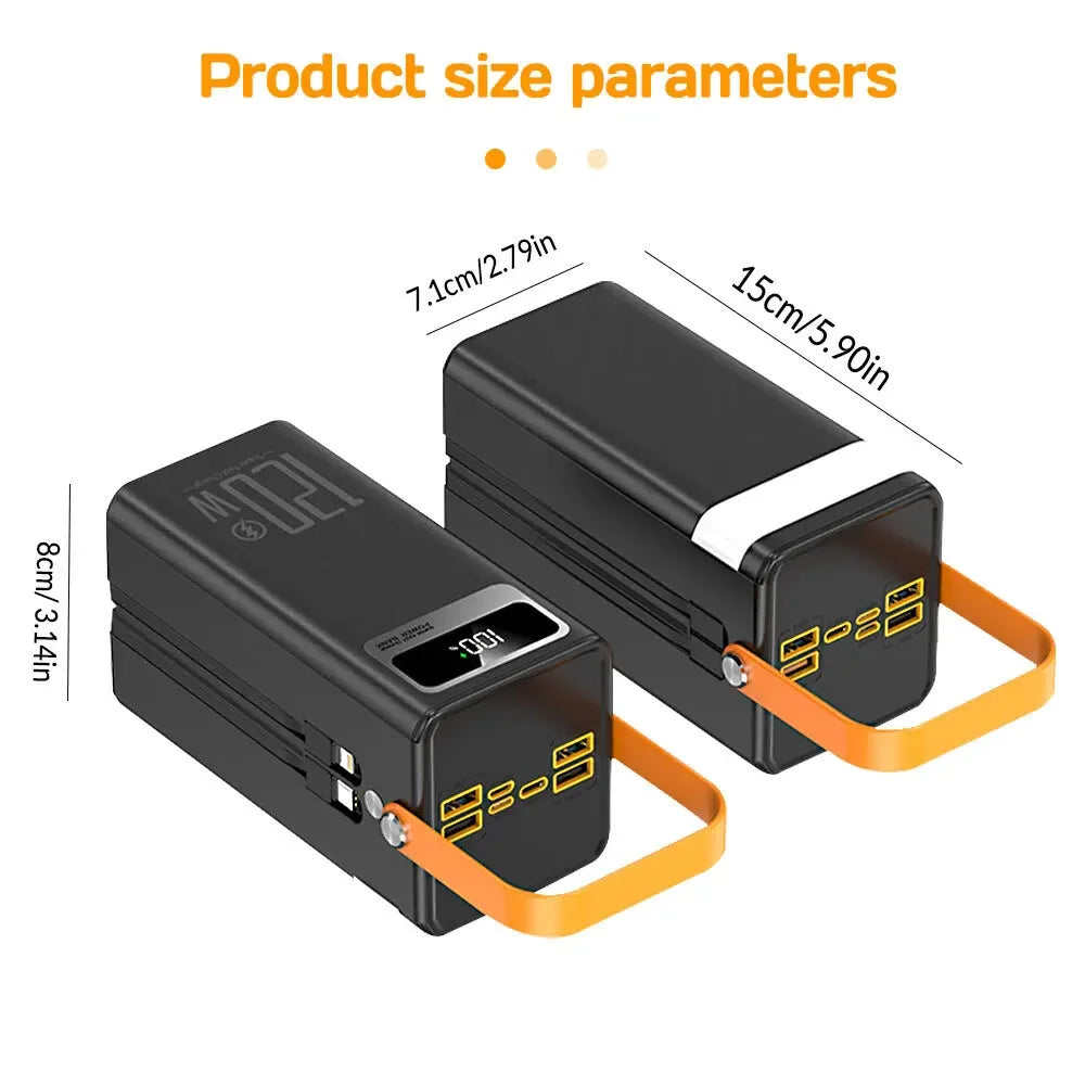 120W Portable Power Bank with 7-Device Charging