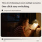 USB Rechargeable Mini LED Clip On Book Light for Reading, Study & Work.