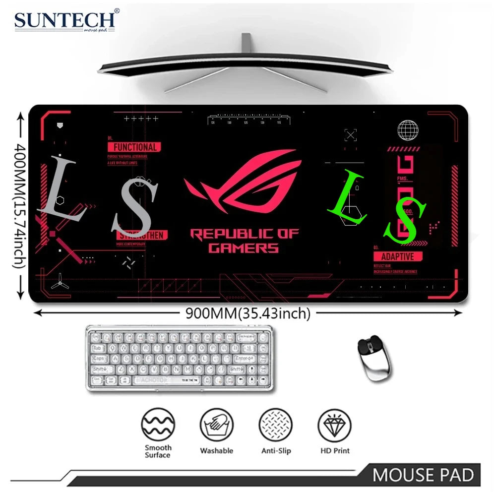 Large Gamer Desk Mat for PC & Office