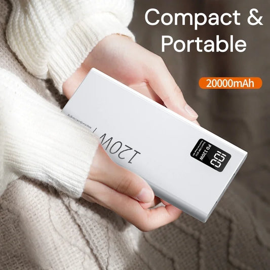 30,000mAh PD 18W/120W Fast Charging Power Bank