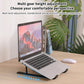 Foldable Laptop Cooling Stand Base Portable Notebook Cooler with 1 Cooling Fan Height Adjustable Radiator Bracket for Laptops