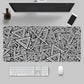Large Rubber Mouse Pad with Non Slip Base