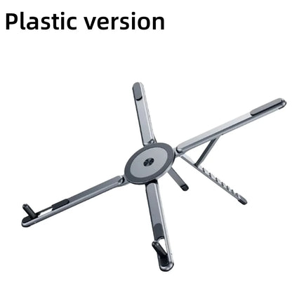 Aluminum Alloy Foldable Magnetic Laptop Stand ABS Plastic Adjustable Stand for Phone Tablet Notebook Heat Dissipation Holder