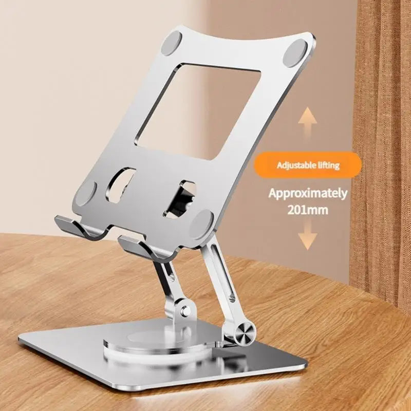 Adjustable Laptop Stand with 360 Degree Rotatable Base Foldable Laptop Holder for Desk Ergonomic Computer Notebook