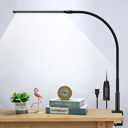 LED Clip-On Reading Light with 10 Brightness Levels
